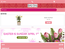 Tablet Screenshot of bonniesflowers.com